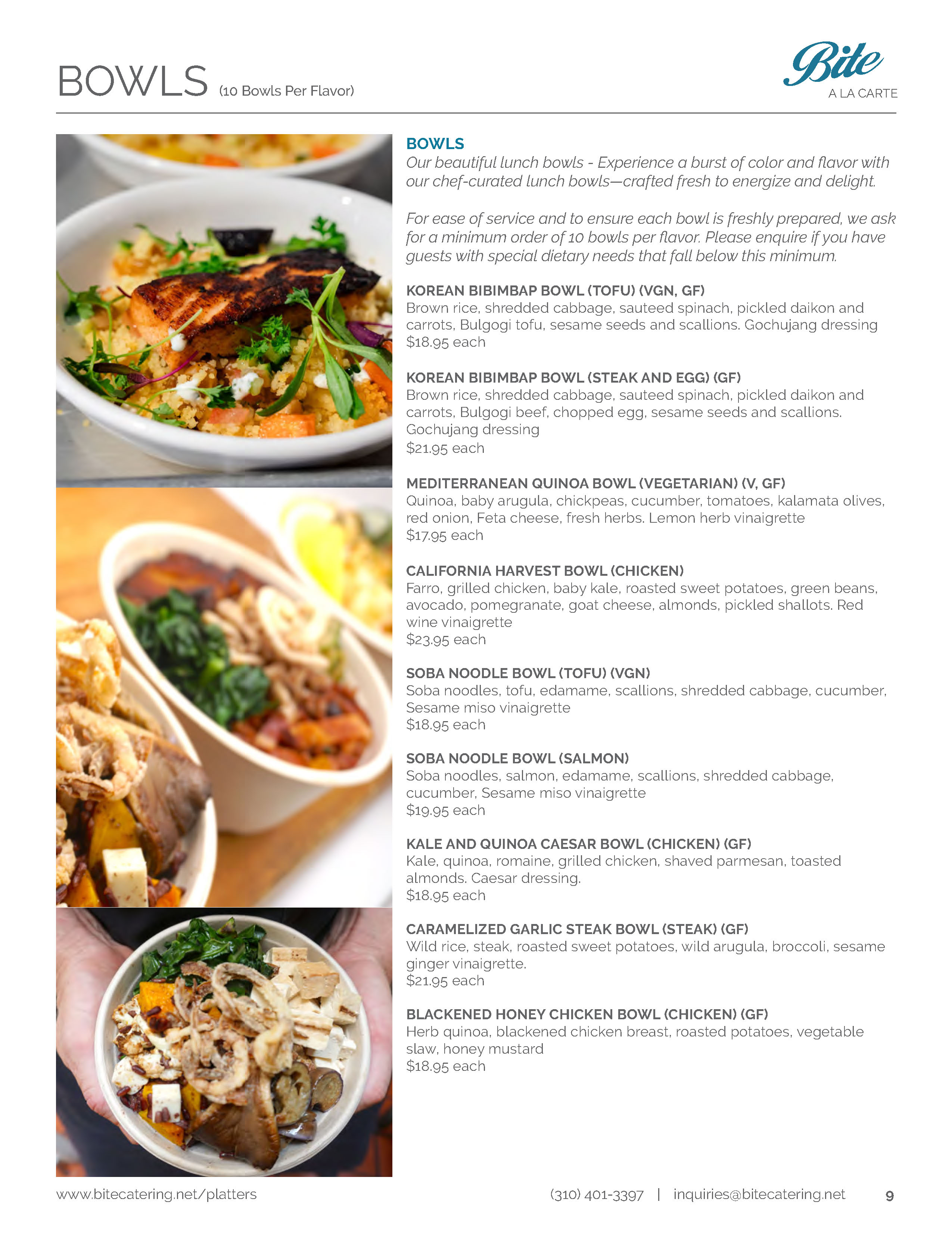 Grain Bowls and Rice Bowls
