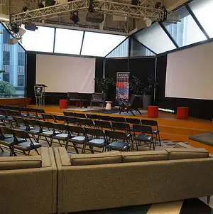 Main Stage at Cross Campus DTLA