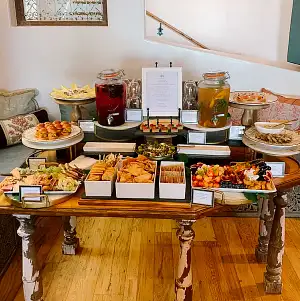 Welcome Appetizers Table