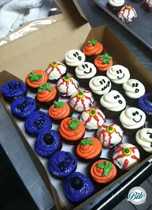 Assorted Halloween Cupcakes #Halloween
