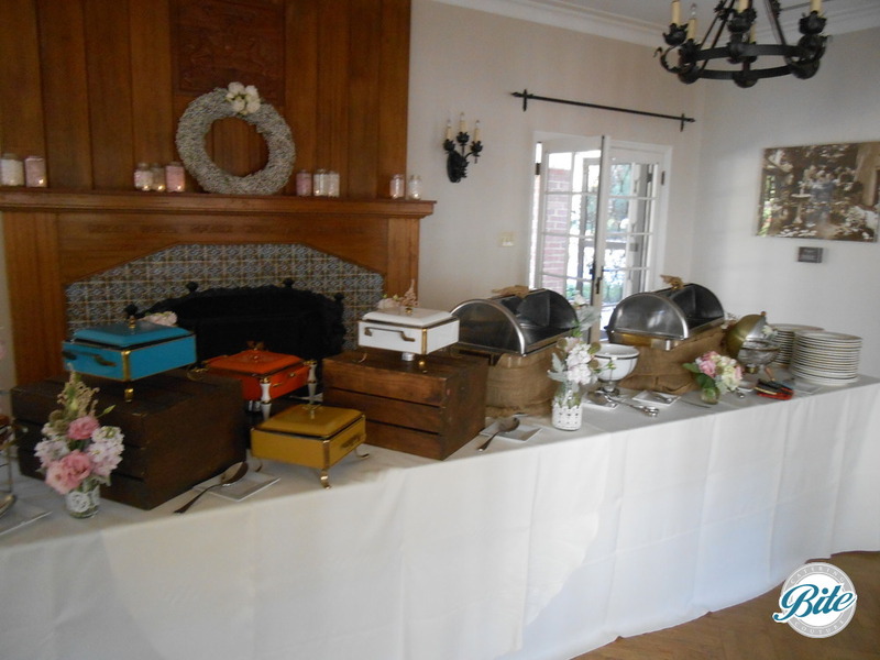 Vintage Buffet Chafing Dishes Orcutt Ranch Wedding