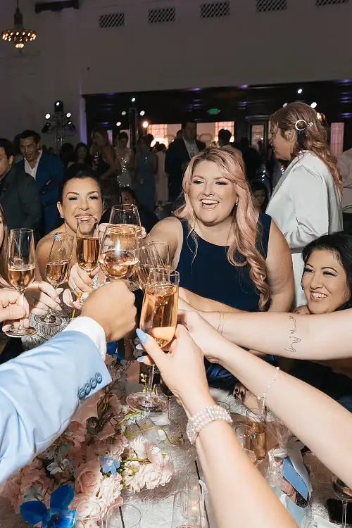 Toast at VIP table