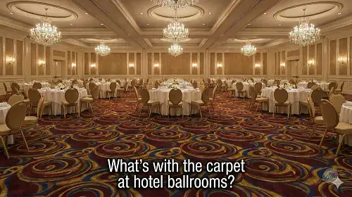 Hotel Ballroom Carpet - Wide Angle